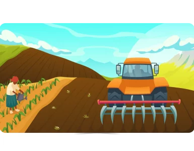 Farm equipment-as-a-Service with satellite imagery